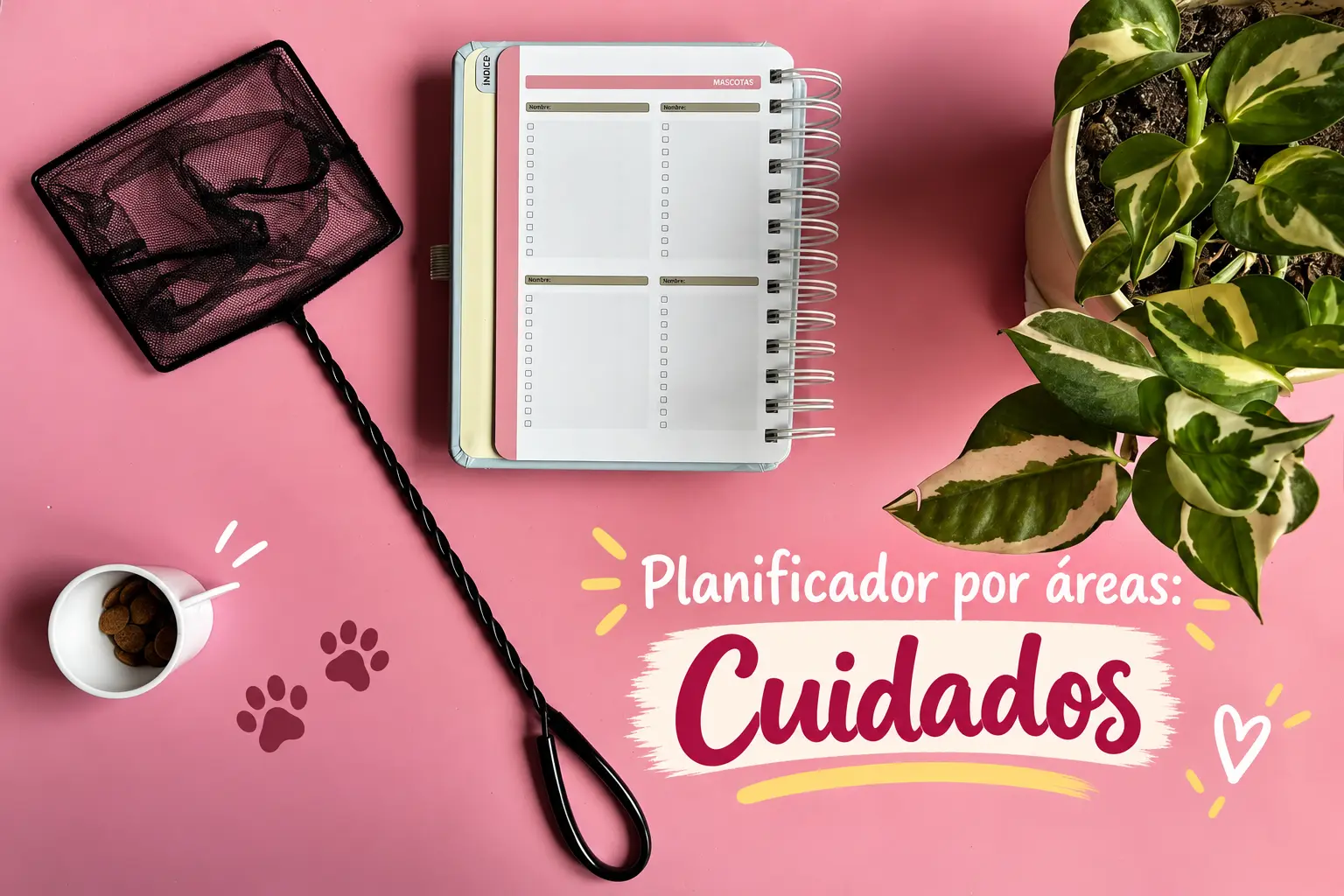 Planificador Maison para organizar los cuidados de las mascotas