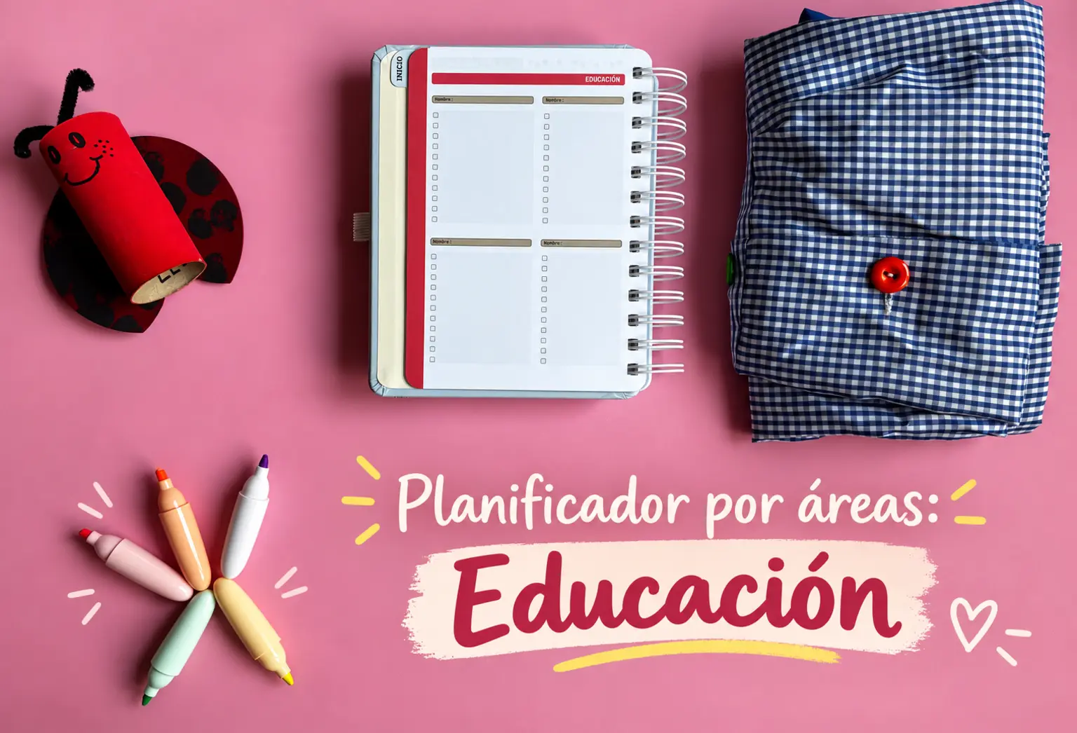 Planificador Maison para organizar el área de Educación